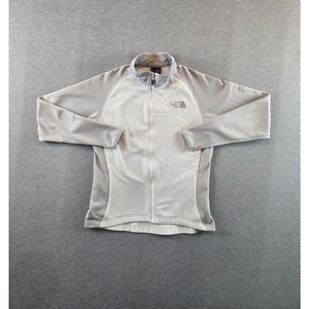 The North Face Flight Series Jacket Womens S Grey TKA‎ Stretch Full Zip Fleece
